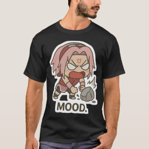 Camiseta Chibi Sakura Angry Punch Pose (Modo Sakura Interio