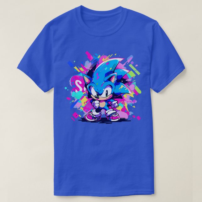 Camiseta chibi sonic TShirt (Diseño del anverso)