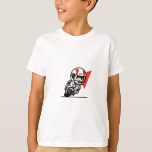 Camiseta Chibi Speed Racer Sport Bike Kids
