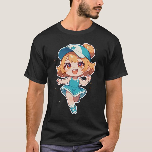Camiseta Chibi Sporty (Anverso)