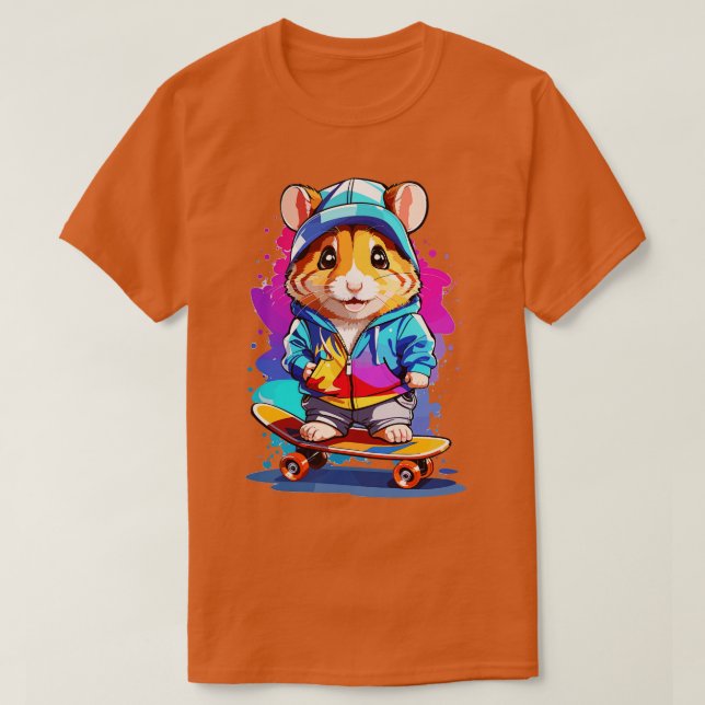 Camiseta Chibi Style Hamster (Diseño del anverso)