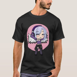 Camiseta Chibi Style Kawaii Anime Con Alas