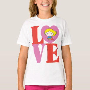 Camiseta Chibi Supergirl LOVE