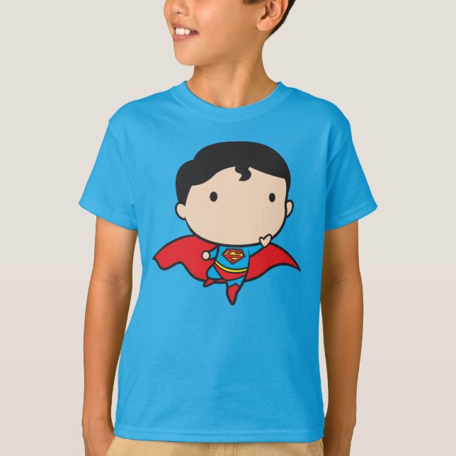 Camiseta Chibi Superman de dos caras (Anverso)