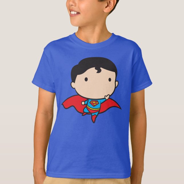 Camiseta Chibi Superman de dos caras (Anverso)