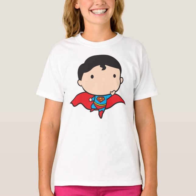 Camiseta Chibi Superman de dos caras (Anverso)