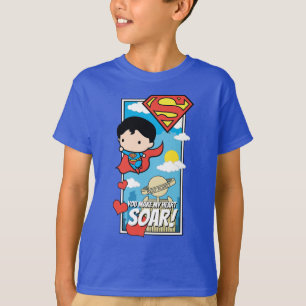 Camiseta Chibi Superman - Tu haces que mi corazón se eleve 