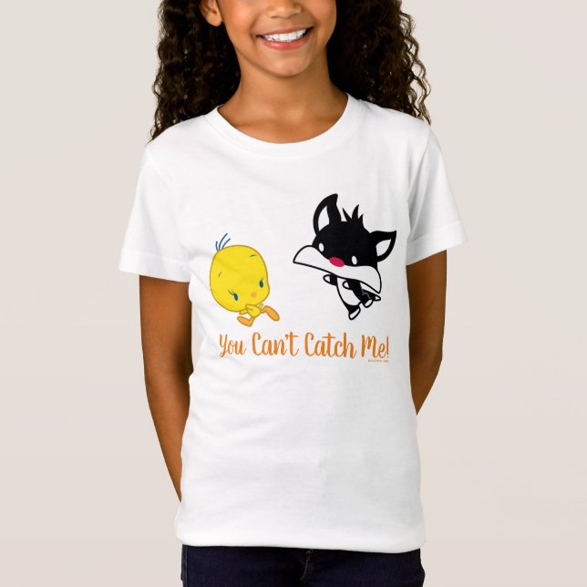 Camiseta Chibi SYLVESTER™ Chasing TWEETY™ (Anverso)