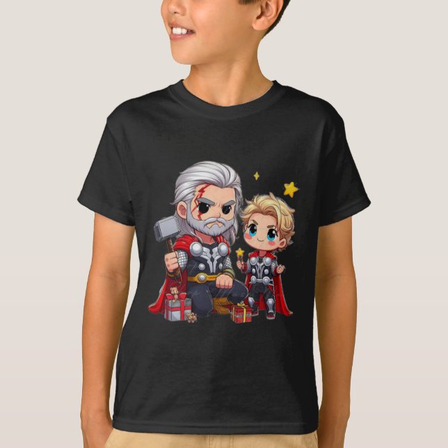 Camiseta Chibi Thor and Son (Anverso)