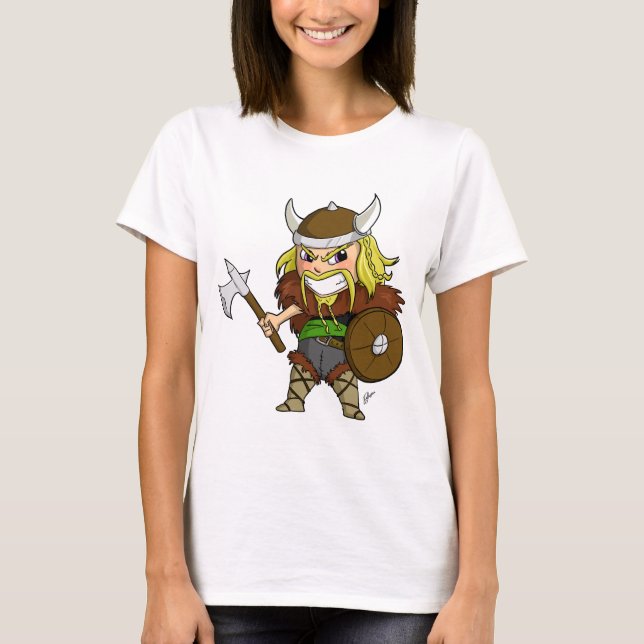 Camiseta Chibi Viking (Anverso)