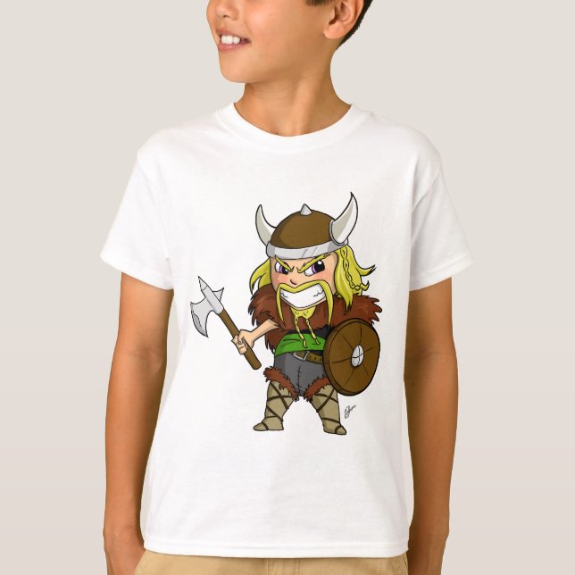 Camiseta Chibi Viking (Anverso)