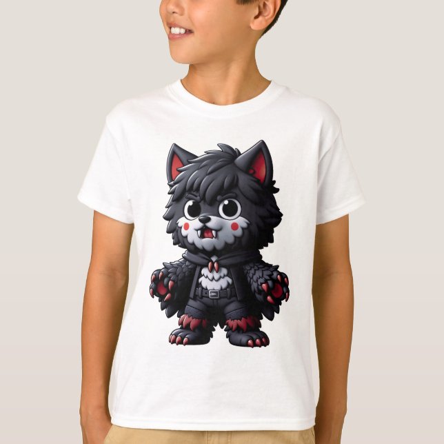 Camiseta : "Chibi Werewolf (Anverso)