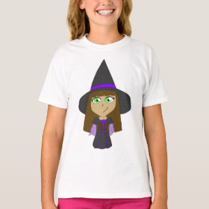 Camiseta chibi witch