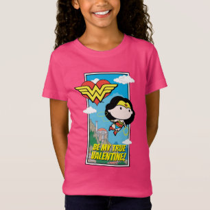 Camiseta Chibi WonWoman - Be My True Valentine