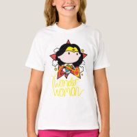 Chibi WonWoman Volando Con Lasso