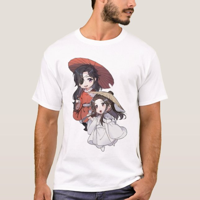 Camiseta Chibi Xie Lian & Hua Cheng (Anverso)