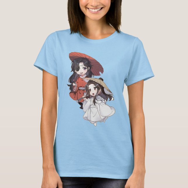 Camiseta Chibi Xie Lian & Hua Cheng -  (Anverso)