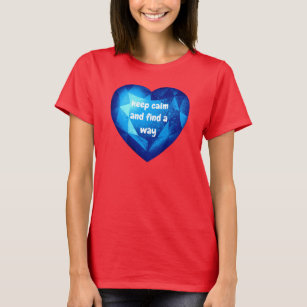 Camiseta Chic fresh blue Diamond quote affirmation 
