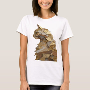 Camiseta Chic Gray ARTE ABSTRACTO Diseño Gráfico