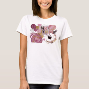 Camiseta Chic Rosa BEBE CONMIGO Arte Wearable