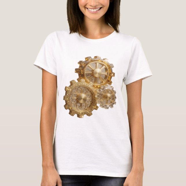 Camiseta Chic Silver GEMS IN THE GEAR (Anverso)