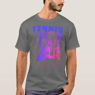 Camiseta Chica 27 Jugadora de tenis con ropa de tenis