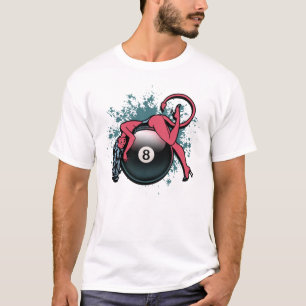 Camiseta Chica 8-Ball del diablo