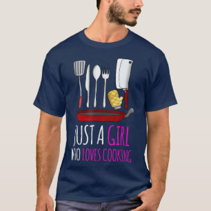 Camiseta Chica a quien le encanta cocinar Cocina Cocina Coc