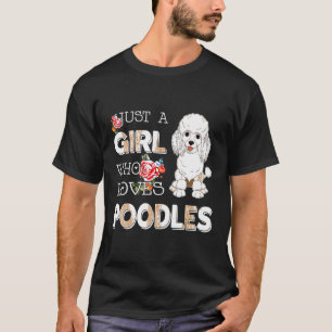 Camiseta Chica a quien le encanta la idea del perro de los 