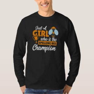 Camiseta Chica Abeja Ortográfica Ortógrafa Competitiva Frik