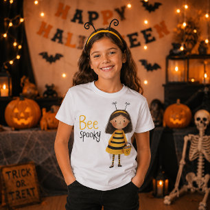 Camiseta Chica Abejorro Lindo Abeja Espeluznante Halloween