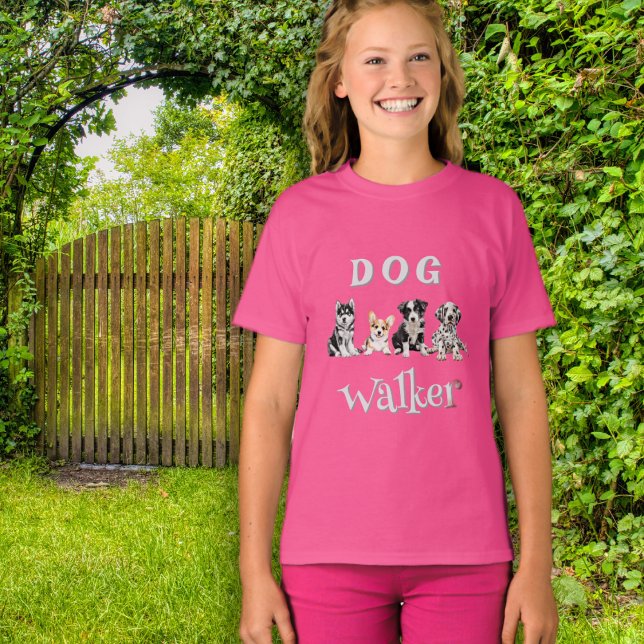 Camiseta Chica adolescente de Dog Walker (Subido por el creador)