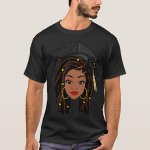 Camiseta Chica africana de mujeres negras localiza universi
