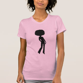 Camiseta chica afro