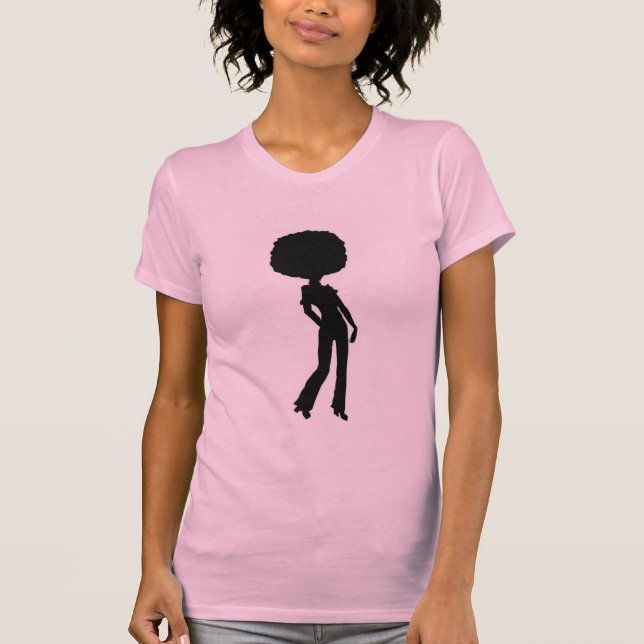 Camiseta chica afro (Anverso)