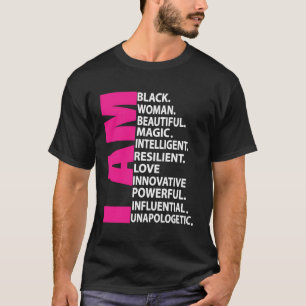 Camiseta Chica Afro Soy Mujer Negra Hermosa Magia Unapolo