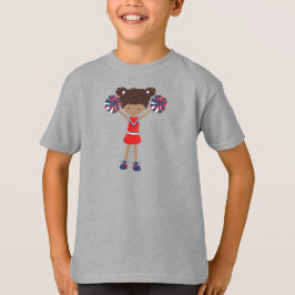 Camiseta Chica afroamericano, animadores, animadores