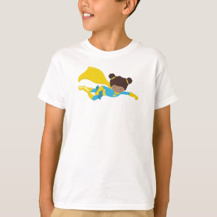 Camiseta Chica afroamericano, Chica superhéroe, Cabo Amaril