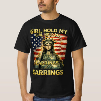 Camiseta Chica Agárrame Los Pendientes , Protesta , Parque 