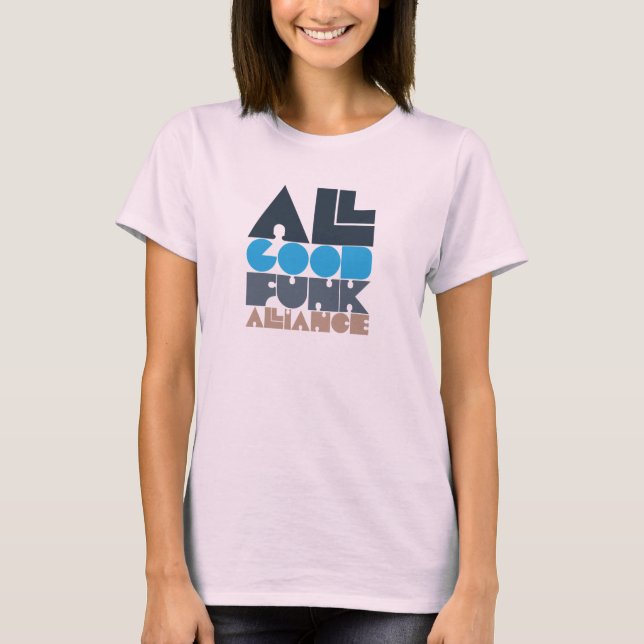 Camiseta Chica AGFA azul LS (Anverso)