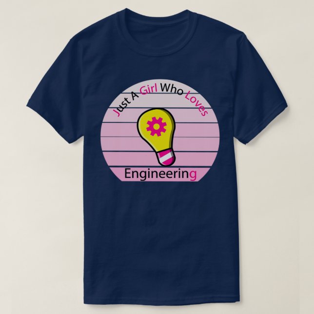 Camiseta chica al que le encanta el coto de Ingeniería (Diseño del anverso)