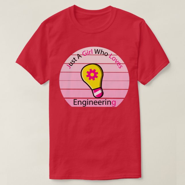 Camiseta chica al que le encanta el coto de Ingeniería (Diseño del anverso)