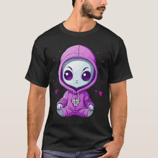 Camiseta Chica Alien Cute I Amigos alienígenas