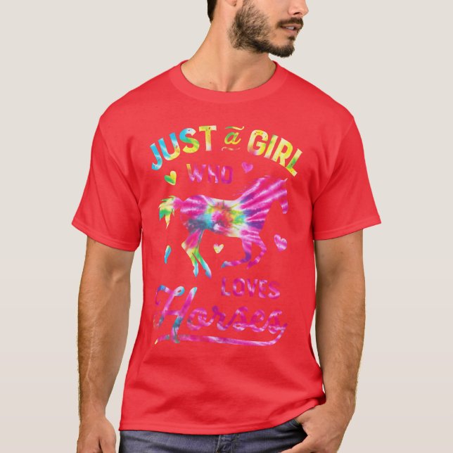 Camiseta Chica ama a caballo hispano de centeno arco iris r (Anverso)