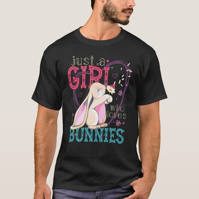 Camiseta Chica ama a los conejitos Rabbit Zookeeper (Anverso)