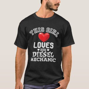 Camiseta Chica ama a su mujer diesel mecánica Girlfriend Tr