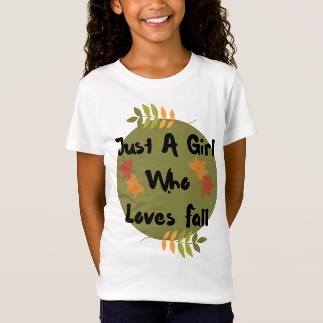 Camiseta chica ama caer T-Shirt (Anverso)