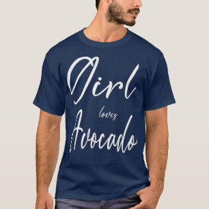 Camiseta Chica Ama El Aguacate Simple Tet Para Amantes Del