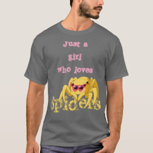 Camiseta Chica Ama Las Arañas El Regalo Tarantula Para Las 