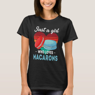 Camiseta Chica Ama Macarons Mujeres Macaron Macaron